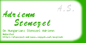 adrienn stenczel business card